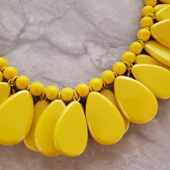 ✨🌞 J.Crew Bright Iridescent Rhinestones Crystals Teardrop Enamel Statement 🌞✨ - Picture 13 of 16